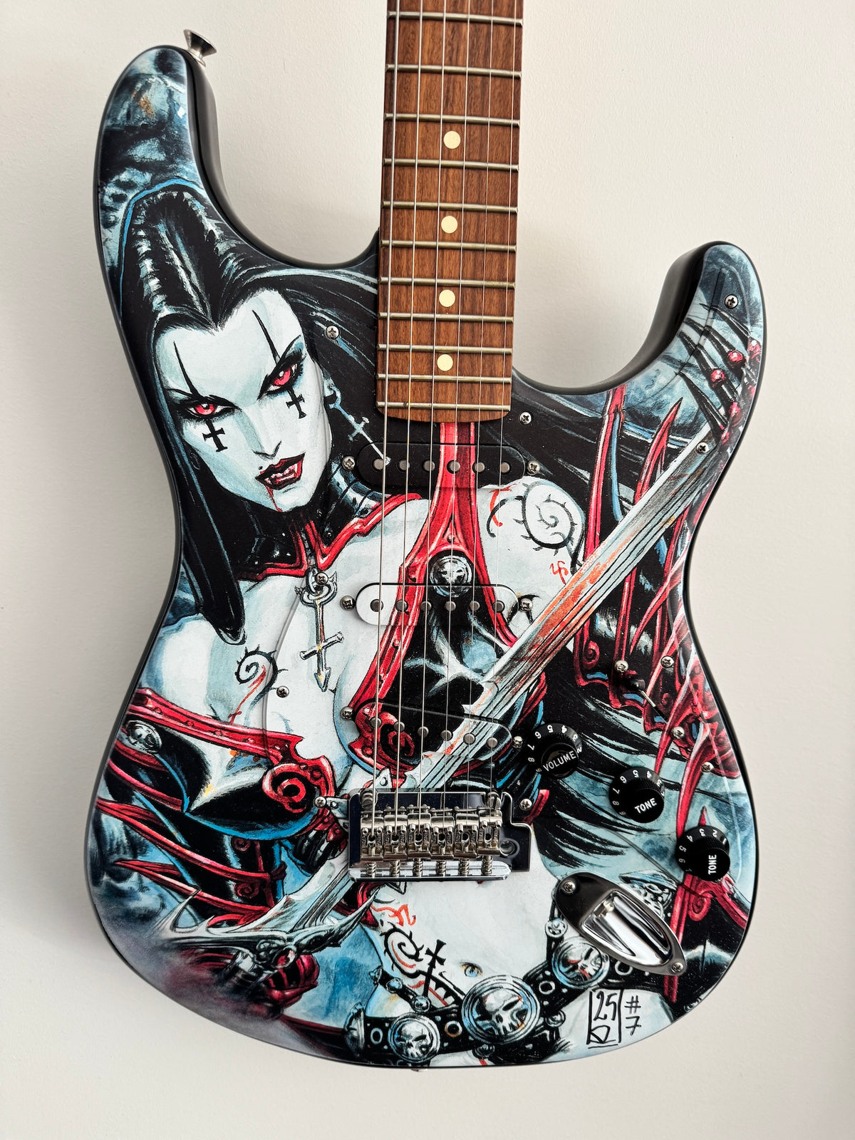 Fender Stratocaster Claudia Demona — Olivier Ledroit