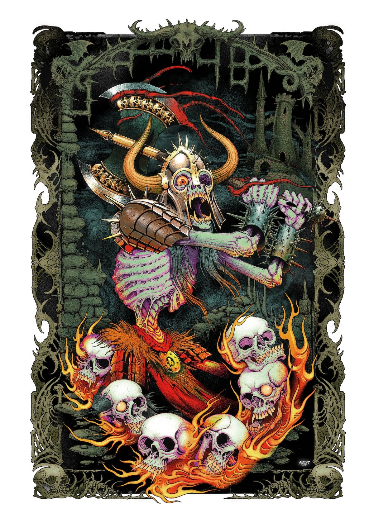 Skull barbare — Knive