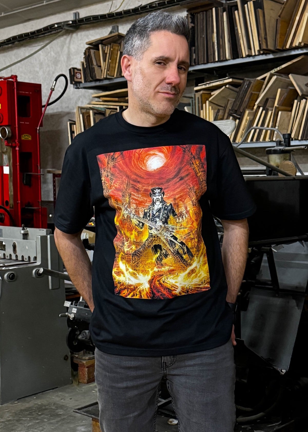 T-shirt Vampire hurlant — Olivier Ledroit